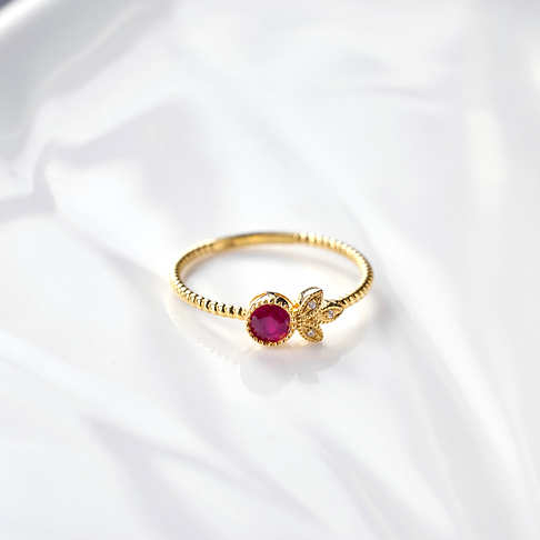 鸽血红红宝石戒指--红宝石-F250221A02001