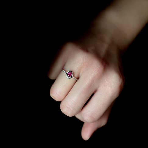 红宝石戒指--红宝石-F25CM21L20011