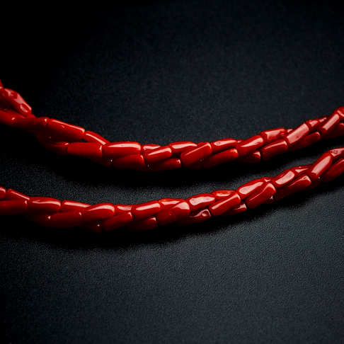 沙丁红珊瑚项链--红珊瑚-沙丁-B100916H22005