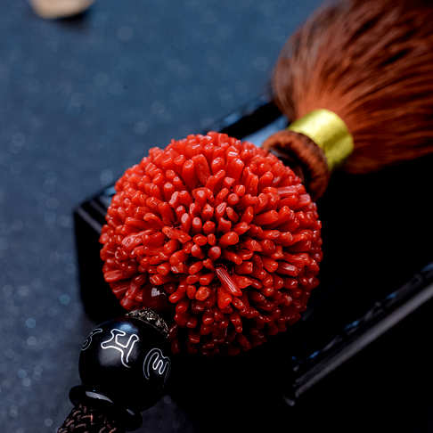 沙丁珊瑚编织车挂--红珊瑚-沙丁-B10B517L24008