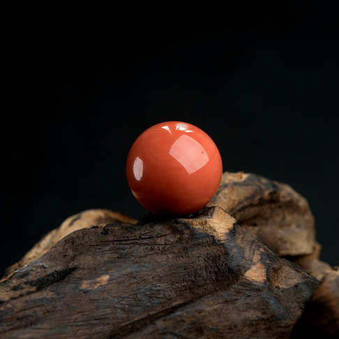 15mmMOMO橘色珊瑚圆珠--红珊瑚-MOMO-B10F517D08006