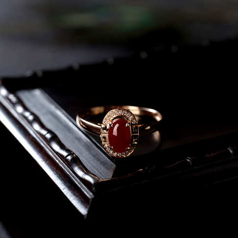 阿卡牛血红珊瑚戒指--红珊瑚-阿卡-F107720K13004