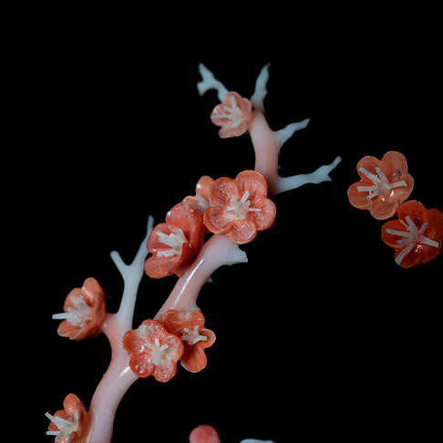 MOMO珊瑚梅花壁画--红珊瑚-MOMO-F10R019G03002