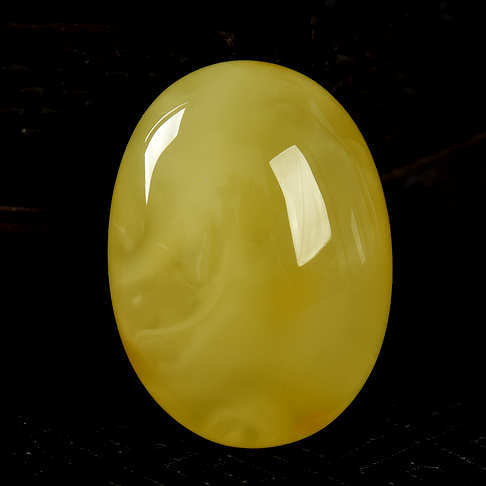 柠檬黄金绞蜜蛋面吊坠-蜜蜡-金绞蜜-A01D817J06036