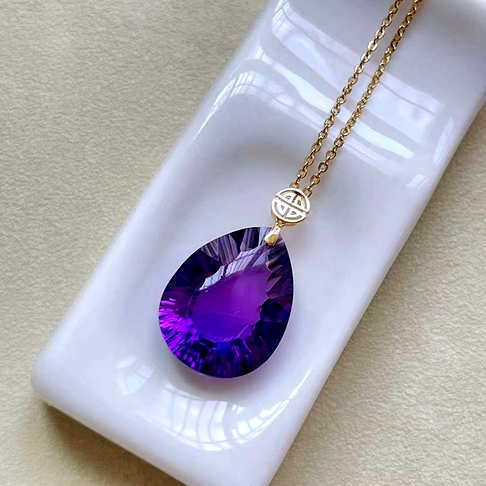 紫水晶千禧吊坠--水晶-D04FP22F12003